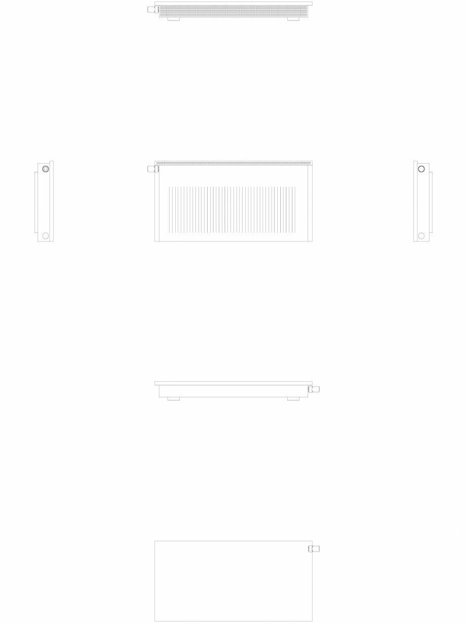 Pagina 1-CAD-DWG calorifer_decorativ_NIVA-NH2L2_550-1078_2D VASCO Detaliu de produs NIVA ORIZONTAL 