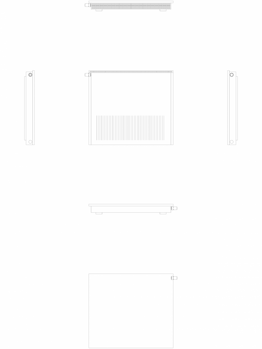 Pagina 1-CAD-DWG calorifer_decorativ_NIVA-NH2L2_950-1078_2D VASCO Detaliu de produs NIVA ORIZONTAL 
