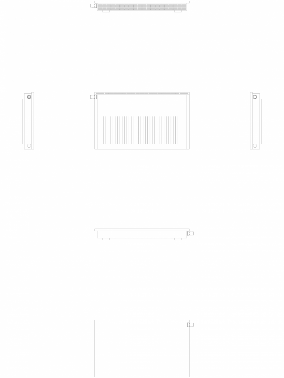 Pagina 1-CAD-DWG calorifer_decorativ_NIVA-NH2L2_650-1078_2D VASCO Detaliu de produs NIVA ORIZONTAL 