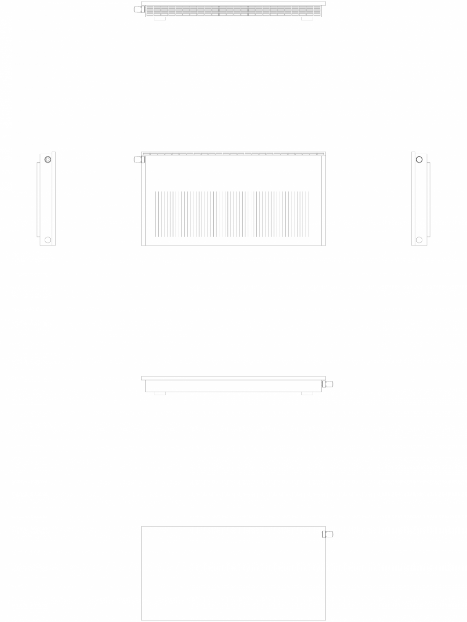 Pagina 1-CAD-DWG calorifer_decorativ_NIVA-NH2L2_650-1278_2D VASCO Detaliu de produs NIVA ORIZONTAL 