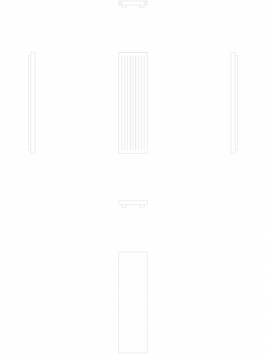Pagina 1 - CAD-DWG calorifer_decorativ_NIVA-N2L1-ES_1820-520_2D VASCO Detaliu de produs NIVA INOX 