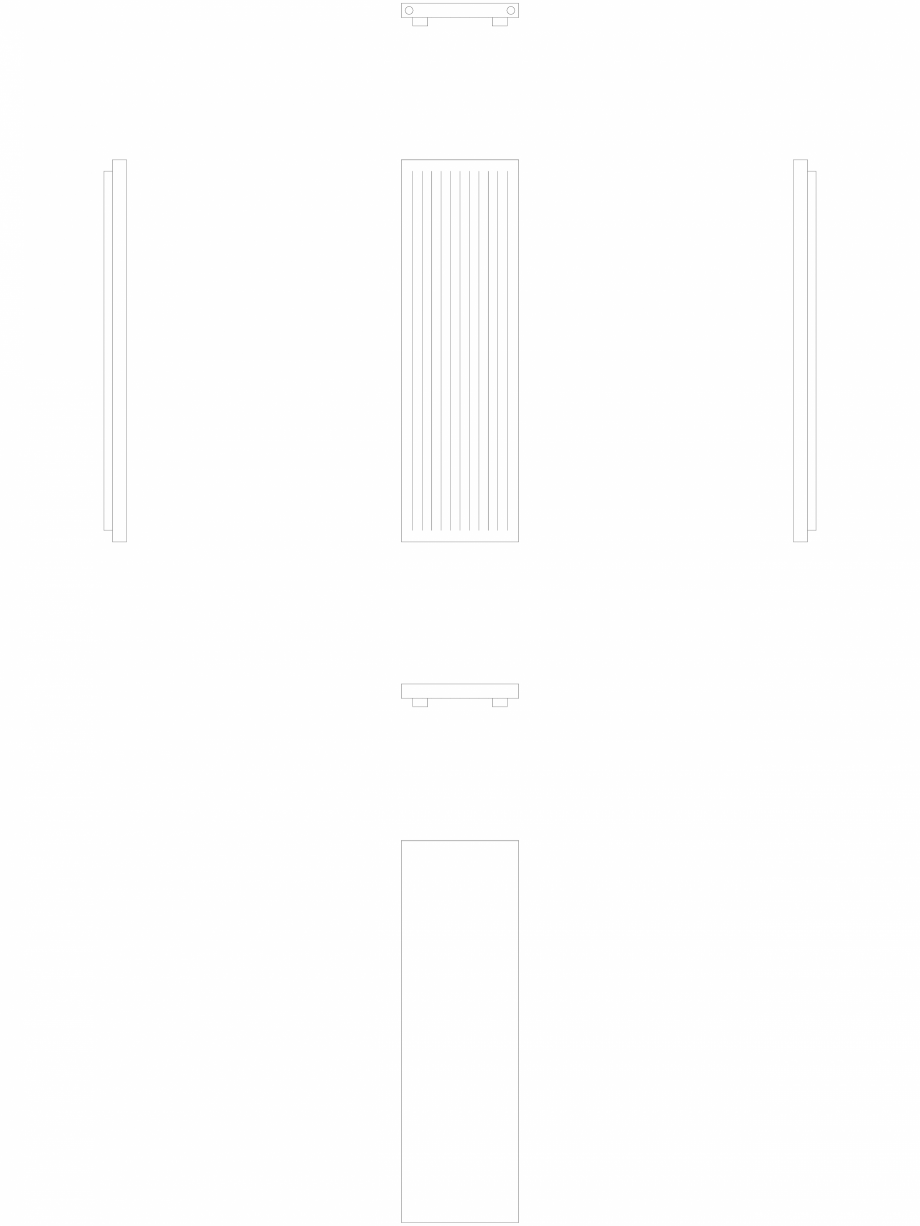 Pagina 1-CAD-DWG calorifer_decorativ_NIVA-N2L1-ES_2020-620_2D VASCO Detaliu de produs NIVA INOX 