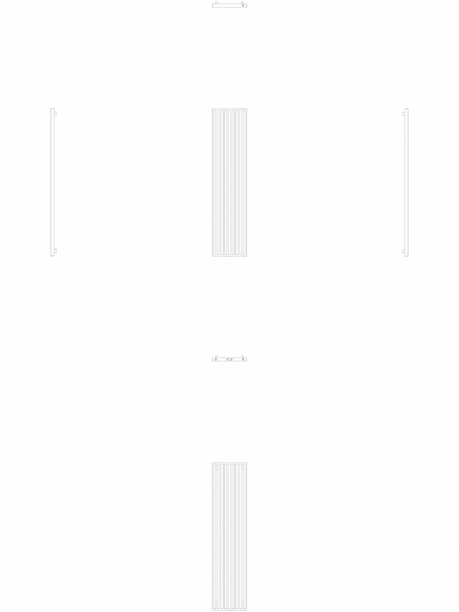 Pagina 1-CAD-DWG calorifer_decorativ_ARCHE-VV_2000-470_2D VASCO Detaliu de produs ARCHE VV 
