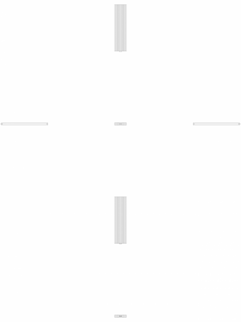 Pagina 1-CAD-DWG calorifer_decorativ_CARRE-CPVN2_1600-415_2D VASCO Detaliu de produs CARRE VERTICAL CPVN2-ZB 