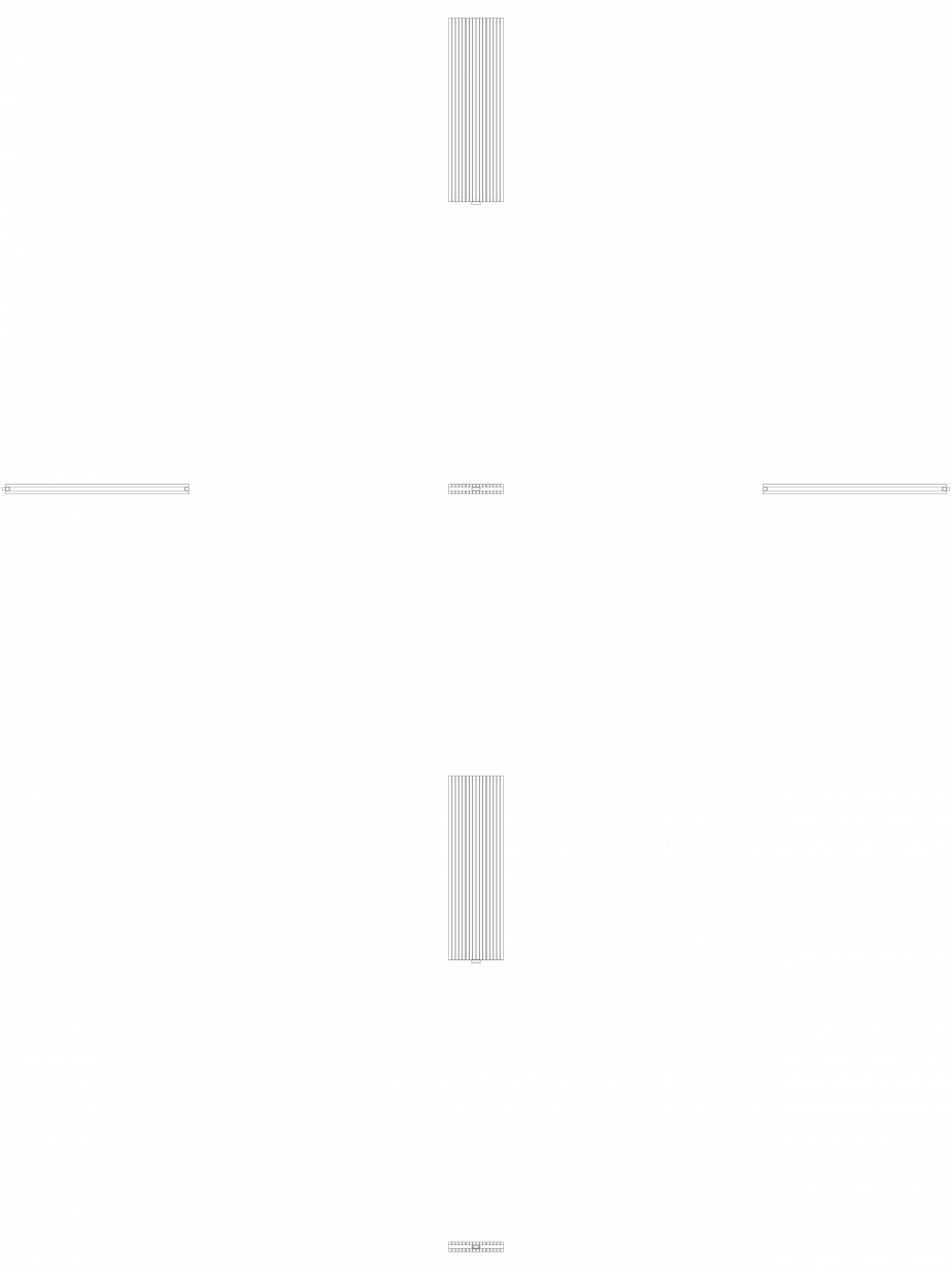 Pagina 1-CAD-DWG calorifer_decorativ_CARRE-CPVN2_1600-475_2D VASCO Detaliu de produs CARRE VERTICAL CPVN2-ZB 