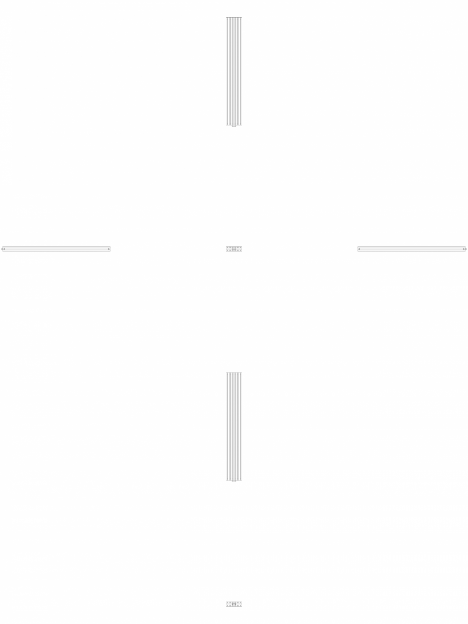 Pagina 1-CAD-DWG calorifer_decorativ_CARRE-CPVN2_2000-295_2D VASCO Detaliu de produs CARRE VERTICAL CPVN2-ZB 