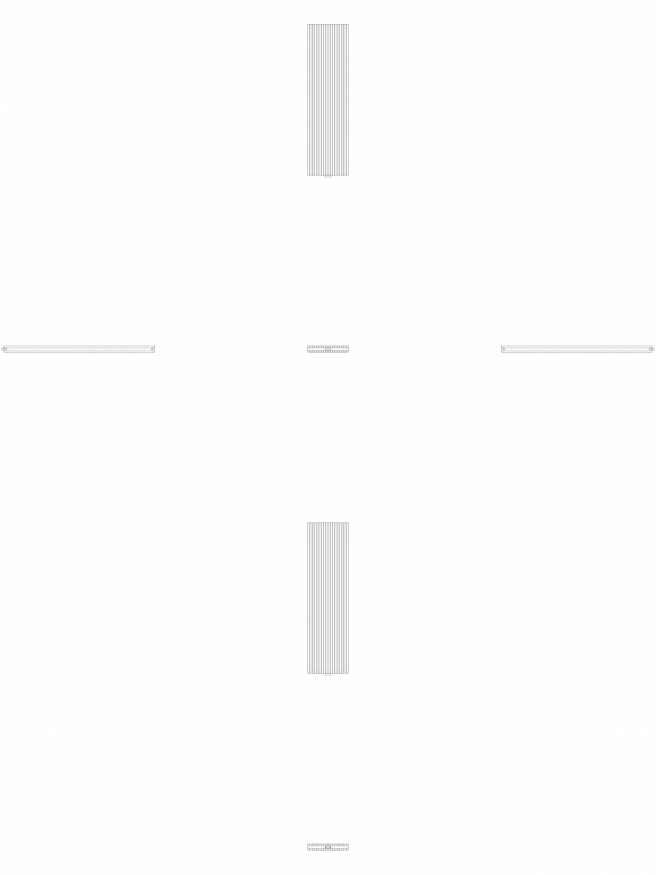 Pagina 1-CAD-DWG calorifer_decorativ_CARRE-CPVN2_2000-535_2D VASCO Detaliu de produs CARRE VERTICAL CPVN2-ZB 