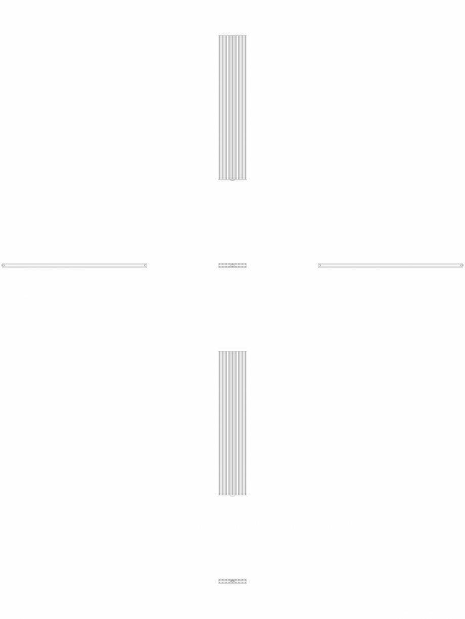 Pagina 1-CAD-DWG calorifer_decorativ_CARRE-CPVN2_3000-595_2D VASCO Detaliu de produs CARRE VERTICAL CPVN2-ZB 