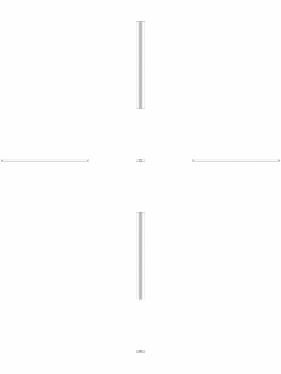 Pagina 1-CAD-DWG calorifer_decorativ_CARRE-CPVN2_3000-295_2D VASCO Detaliu de produs CARRE VERTICAL CPVN2-ZB 