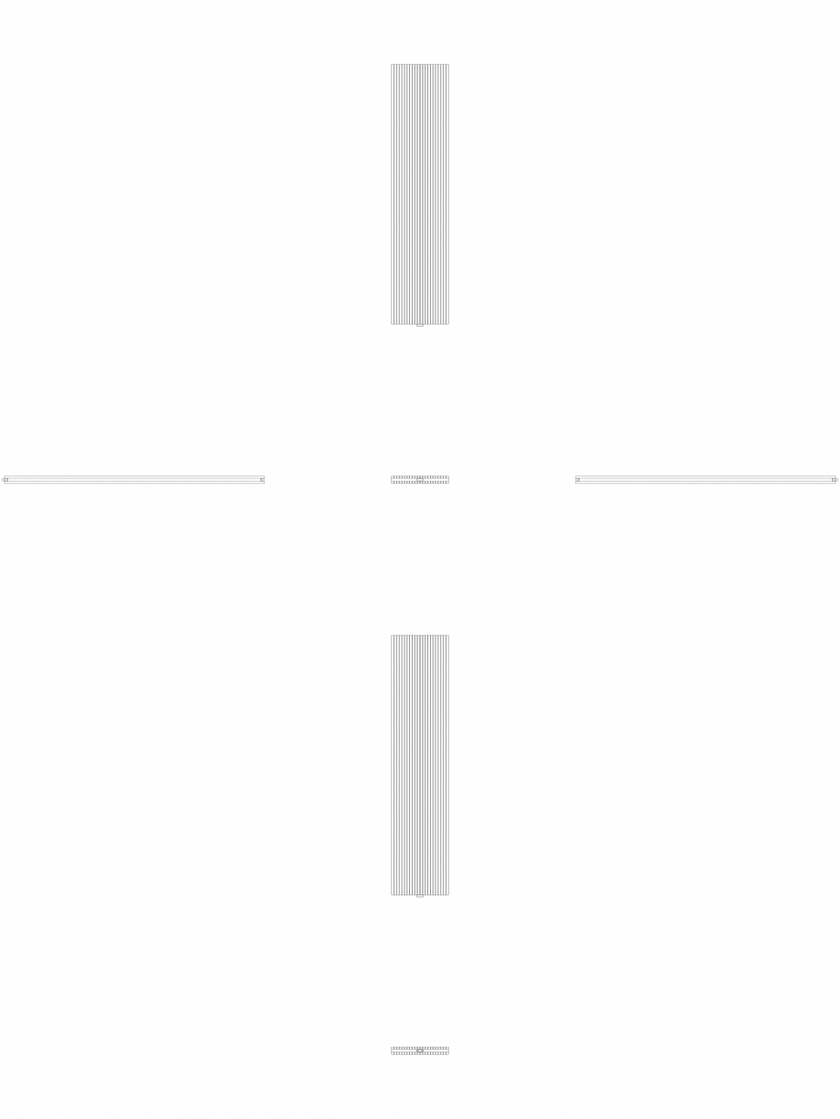 Pagina 1-CAD-DWG calorifer_decorativ_CARRE-CPVN2_3000-655_2D VASCO Detaliu de produs CARRE VERTICAL CPVN2-ZB 