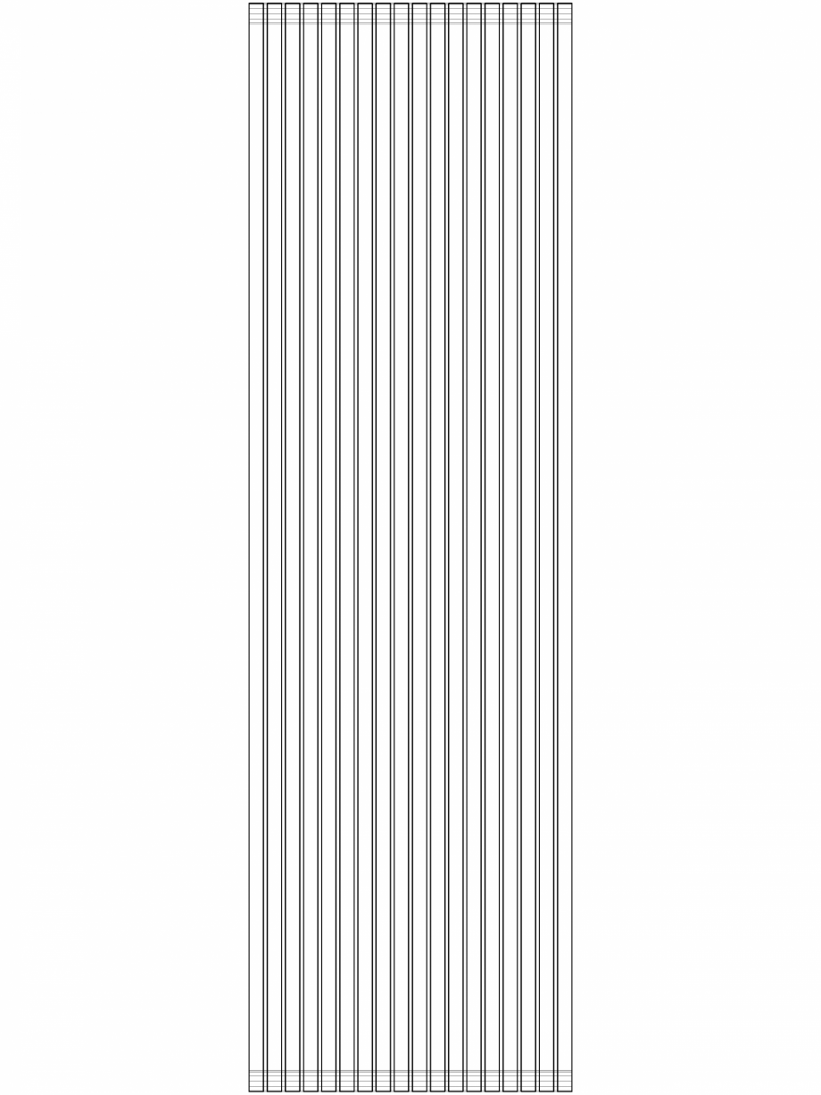 Pagina 1-CAD-DWG calorifer_decorativ_CARRE-CPVN2_1800-535_3D VASCO Detaliu de produs CARRE VERTICAL CPVN2-ZB 