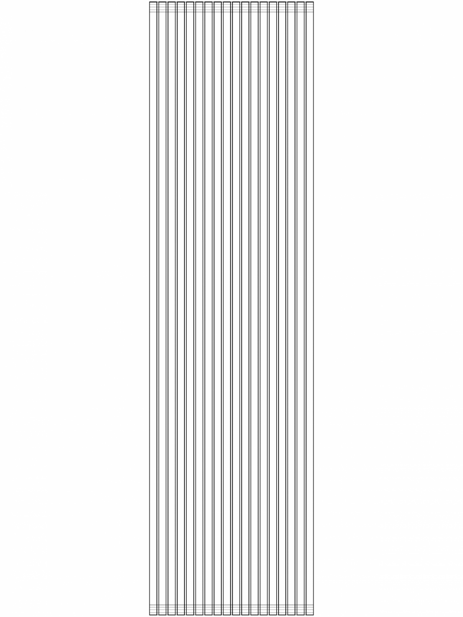 Pagina 1-CAD-DWG calorifer_decorativ_CARRE-CPVN2_2000-535_3D VASCO Detaliu de produs CARRE VERTICAL CPVN2-ZB 