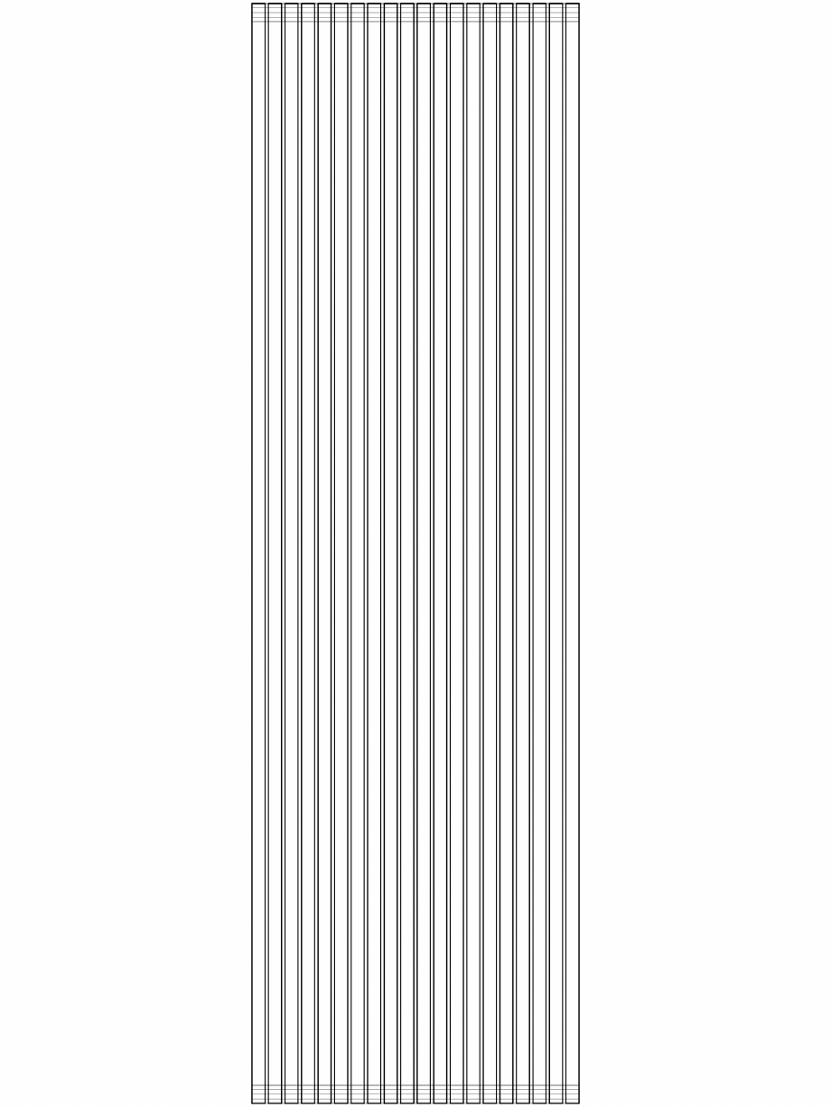 Pagina 1 - CAD-DWG calorifer_decorativ_CARRE-CPVN2_2000-595_3D VASCO Detaliu de produs CARRE...