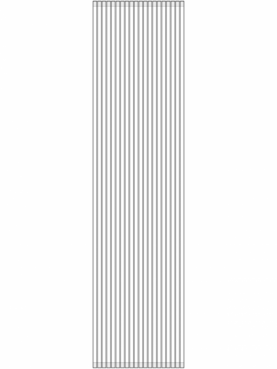 Pagina 1 - CAD-DWG calorifer_decorativ_CARRE-CPVN2_2400-595_3D VASCO Detaliu de produs CARRE...