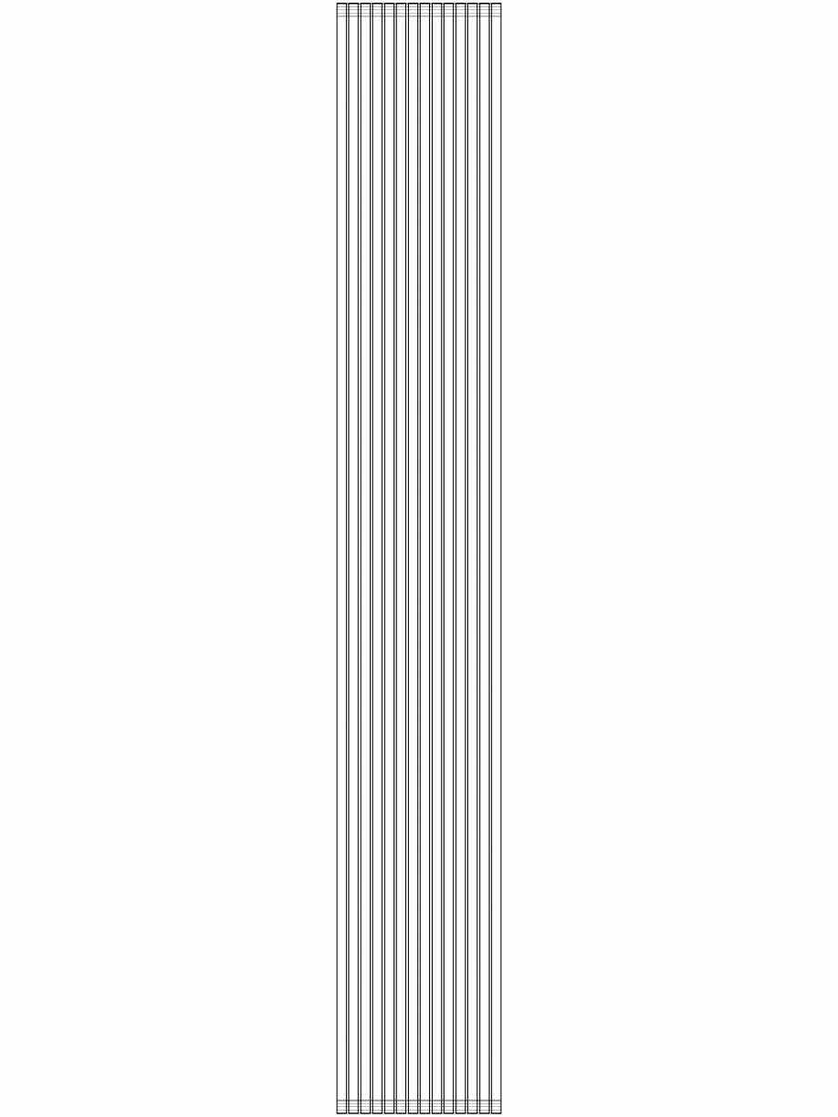 Pagina 1 - CAD-DWG calorifer_decorativ_CARRE-CPVN2_2800-415_3D VASCO Detaliu de produs CARRE...