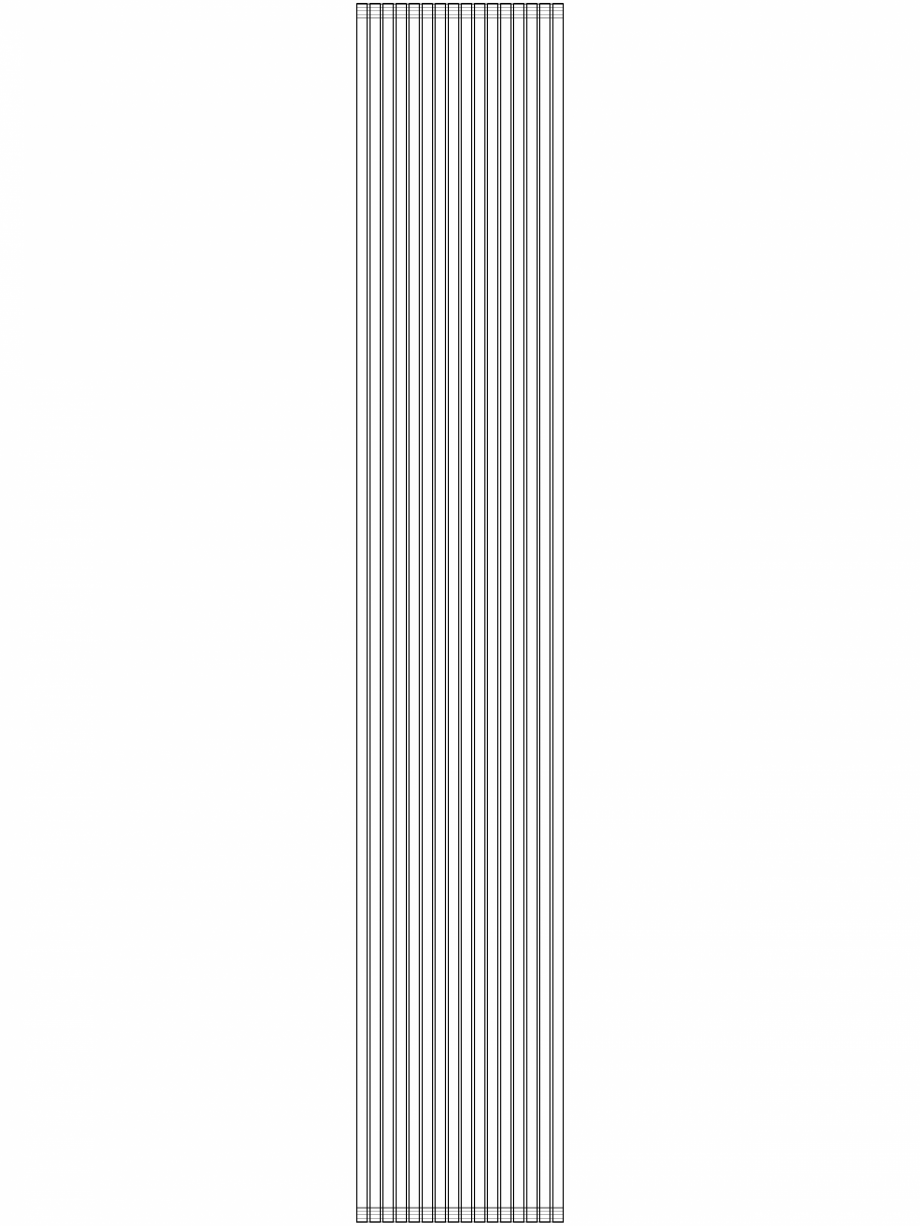 Pagina 1 - CAD-DWG calorifer_decorativ_CARRE-CPVN2_2800-475_3D VASCO Detaliu de produs CARRE...