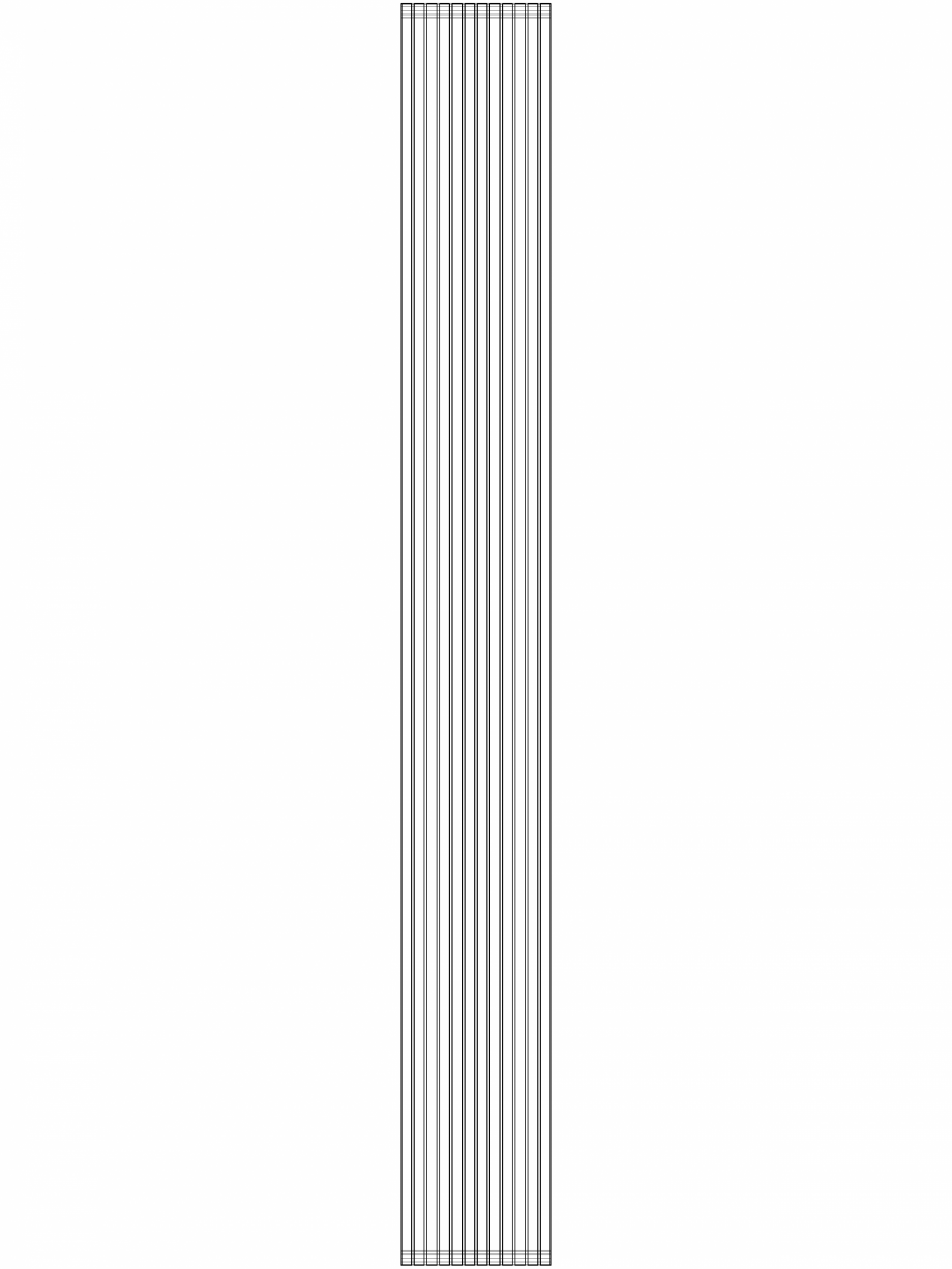 Pagina 1 - CAD-DWG calorifer_decorativ_CARRE-CPVN2_3000-355_3D VASCO Detaliu de produs CARRE...