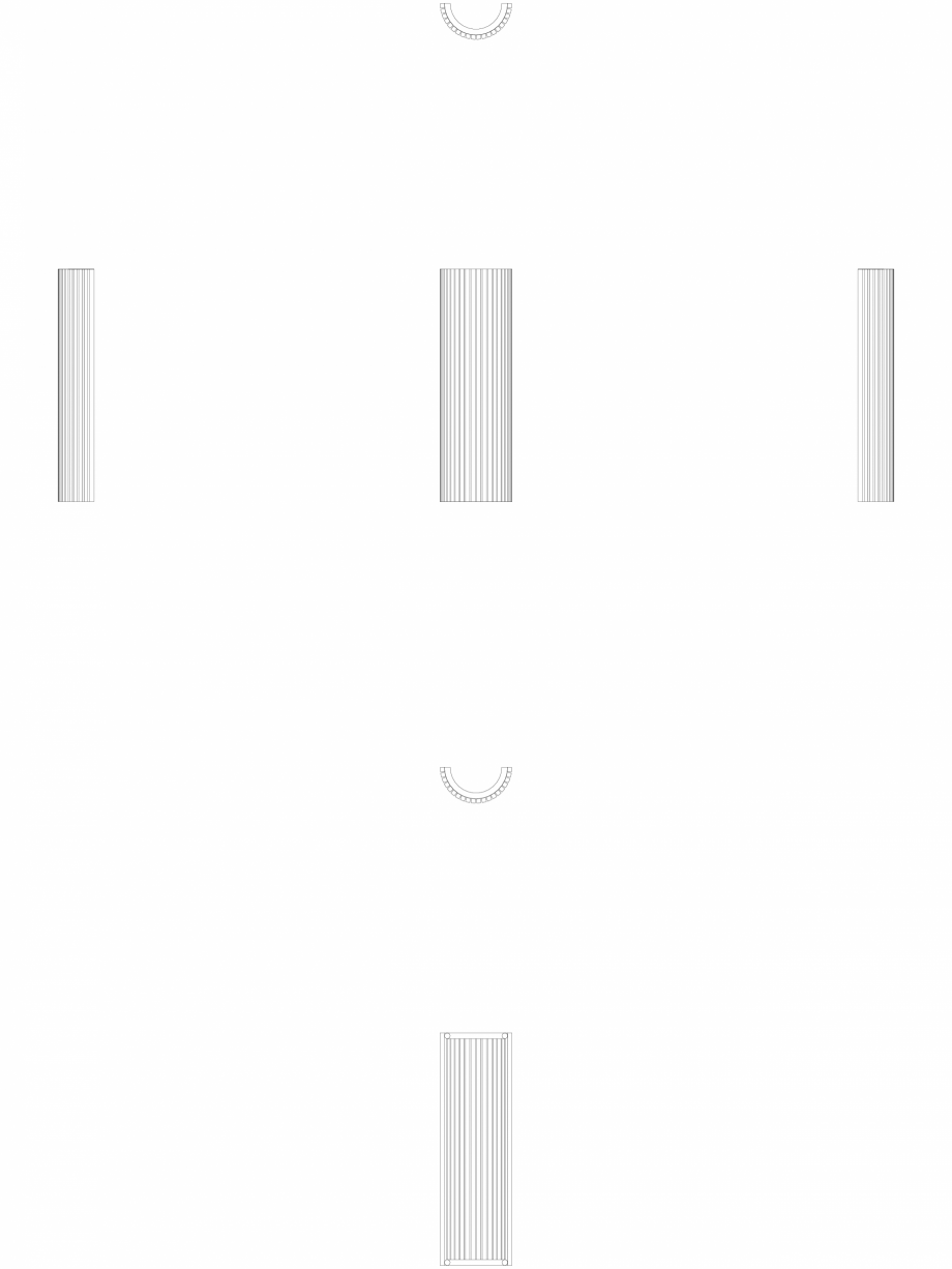 Pagina 1 - CAD-DWG calorifer_decorativ_CARRE-CRO_1400-433_2D VASCO Detaliu de produs CARRE CR-O  