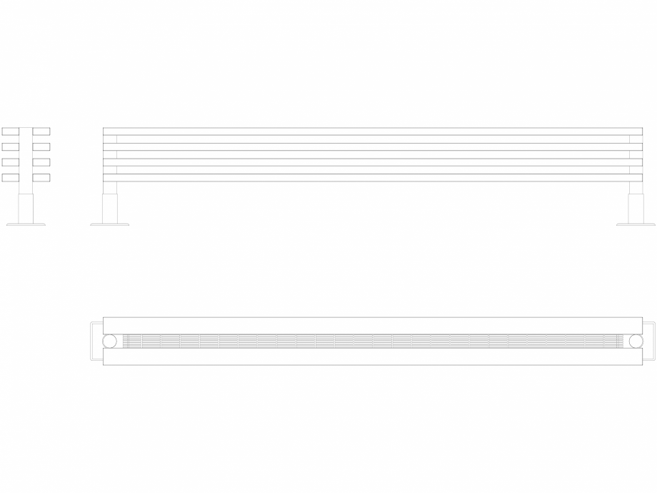 Pagina 1-CAD-DWG calorifer_decorativ_Zana-PLINTH_254-1400_2D VASCO Detaliu de produs ZANA PLINTH 