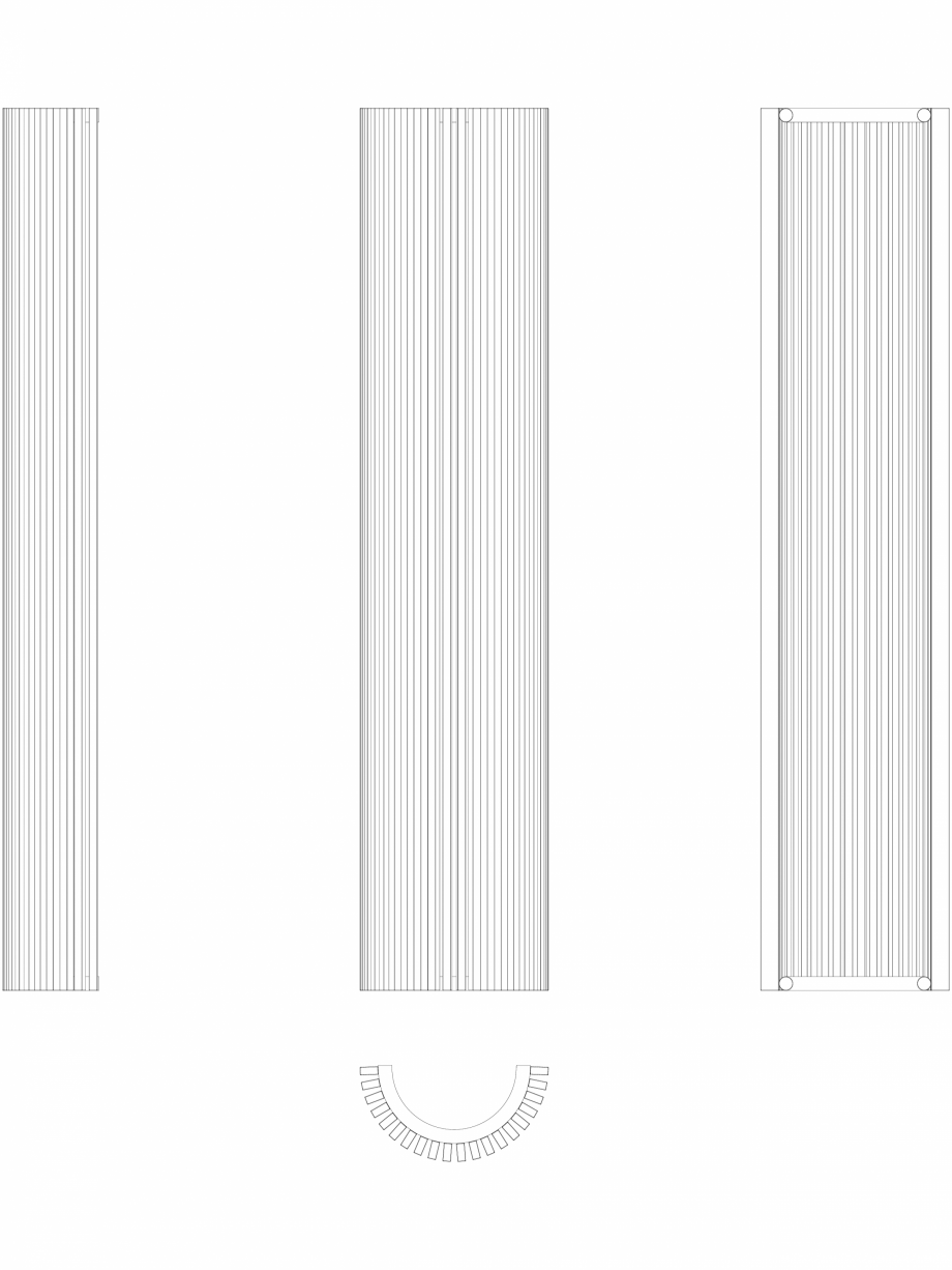 Pagina 1 - CAD-DWG calorifer_decorativ_Zana-ZV-O_2200-473_2D VASCO Detaliu de produs ZANA ZV-O 