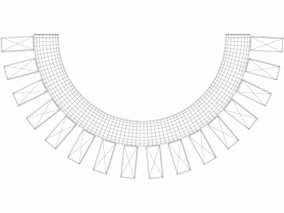 Pagina 1 - CAD-DWG calorifer_decorativ_Zana-ZV-O_2000-393_3D VASCO Detaliu de produs ZANA ZV-O 