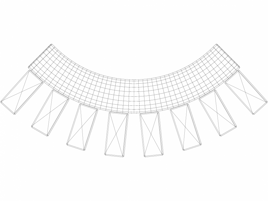 Pagina 1 - CAD-DWG calorifer_decorativ_Zana-ZV-A_2200-268_3D VASCO Detaliu de produs ZANA ZV-A 
