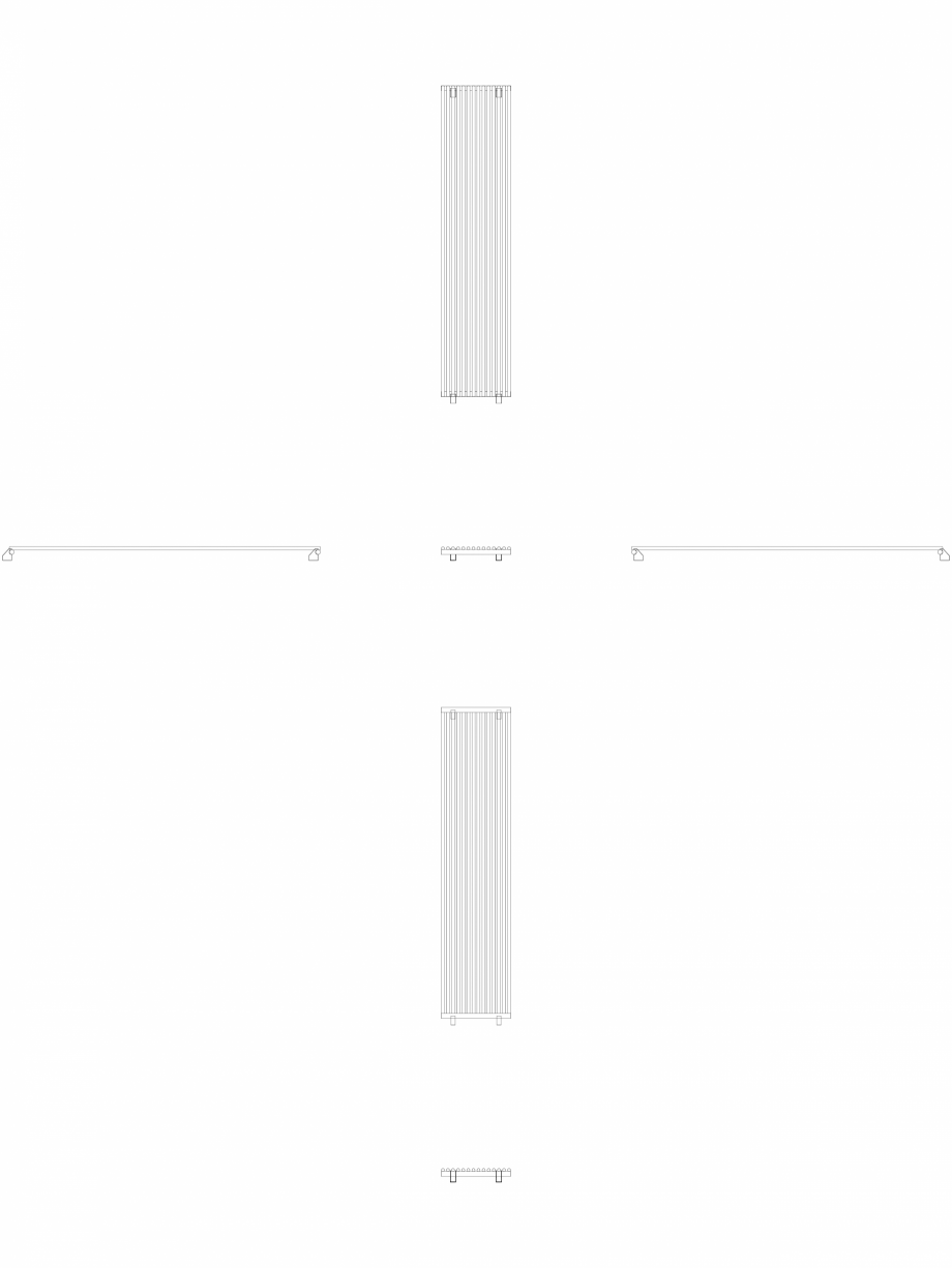 Pagina 1 - CAD-DWG calorifer_decorativ_VERONICA-VRV1_2200-492_2D VASCO Detaliu de produs 
