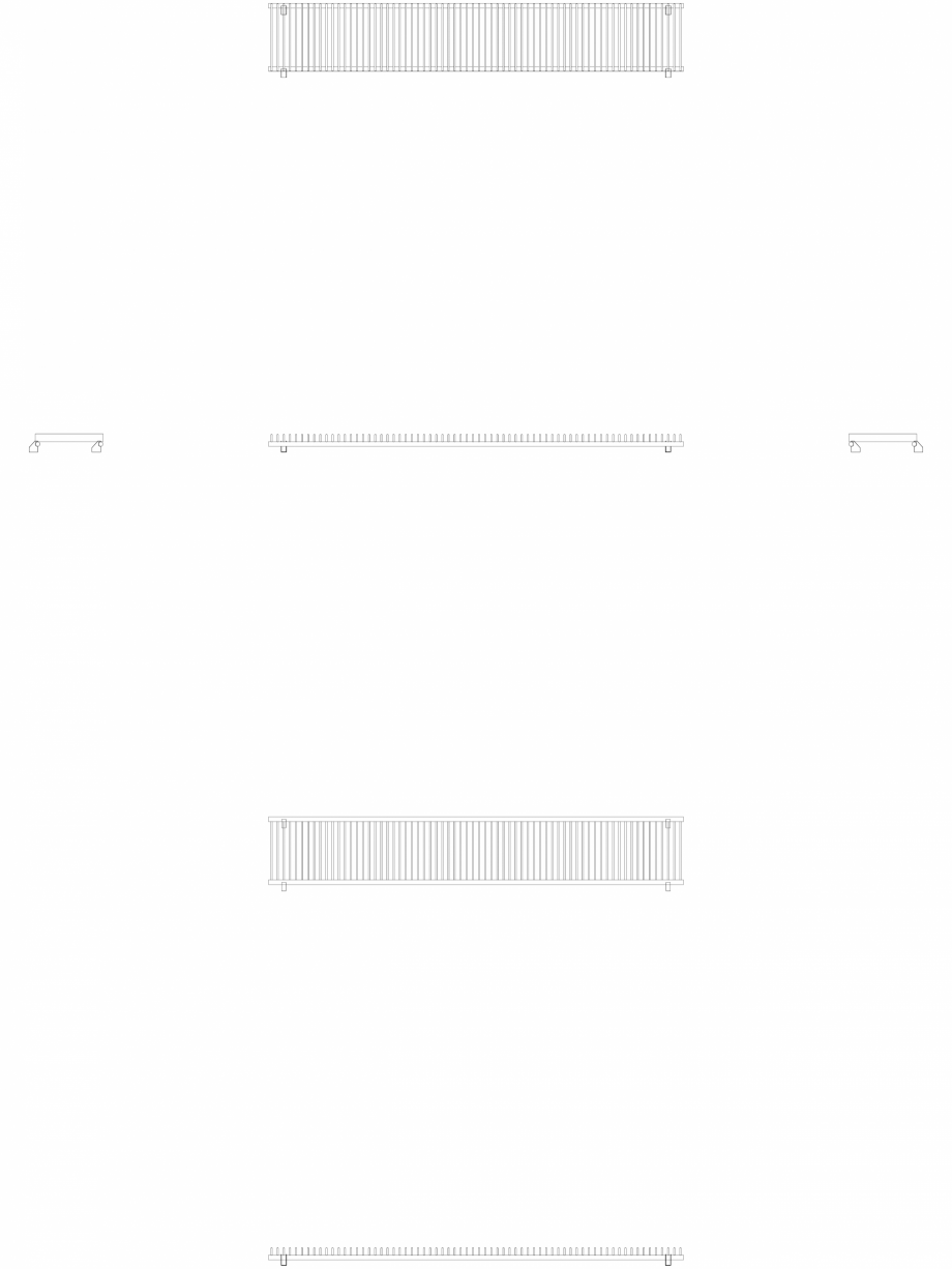 Pagina 1-CAD-DWG calorifer_decorativ_TULIPA-TH1_500-3060_2D VASCO Detaliu de produs TULIPA ORIZONTAL 