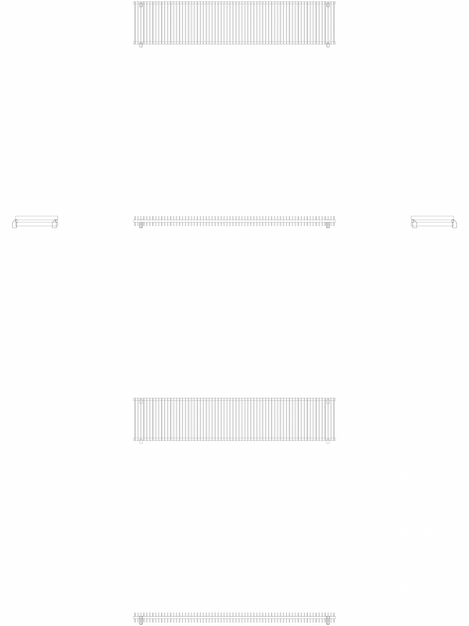 Pagina 1-CAD-DWG calorifer_decorativ_TULIPA-TH2_640-3060_2D VASCO Detaliu de produs TULIPA ORIZONTAL 