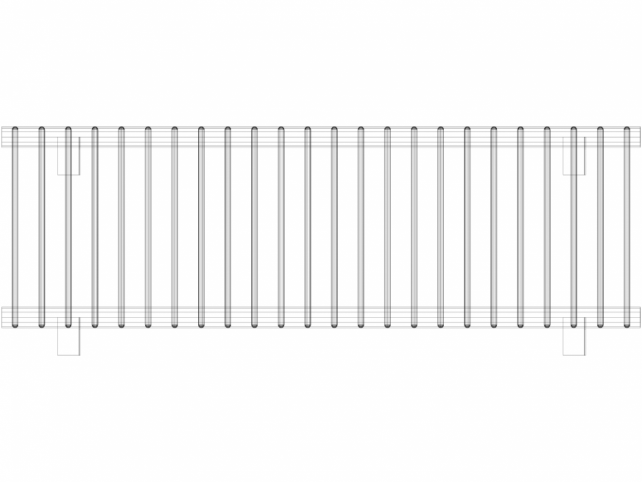 Pagina 1-CAD-DWG calorifer_decorativ_TULIPA-TH2_340-1080_3D VASCO Detaliu de produs TULIPA ORIZONTAL 