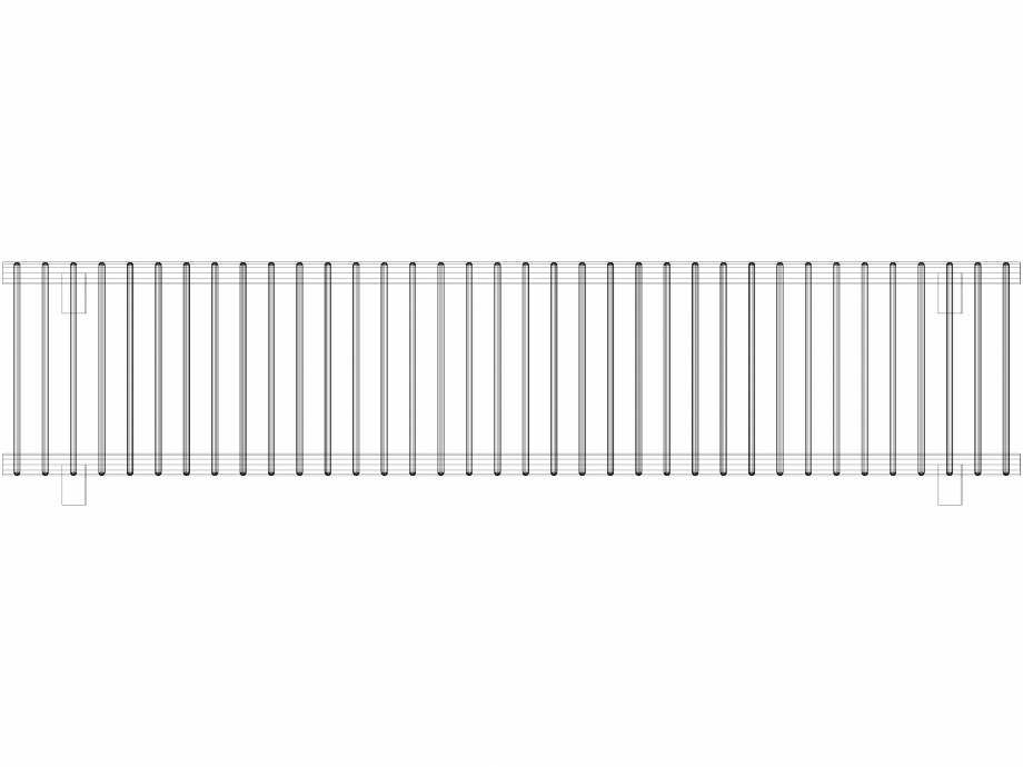 Pagina 1-CAD-DWG calorifer_decorativ_TULIPA-TH2_340-1620_3D VASCO Detaliu de produs TULIPA ORIZONTAL 