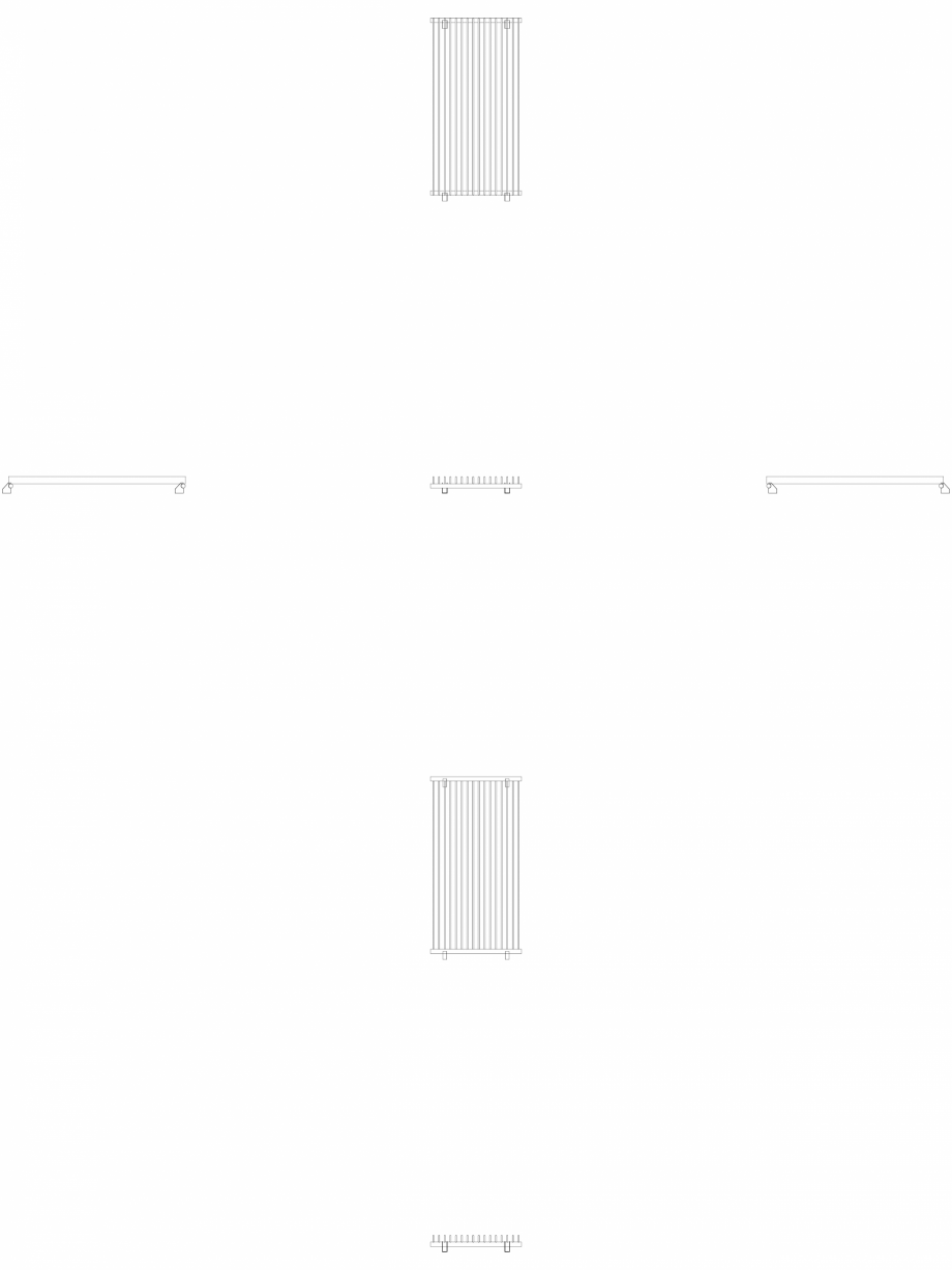 Pagina 1 - CAD-DWG calorifer_decorativ_TULIPA-TV1_1400-720_2D VASCO Detaliu de produs TULIPA...