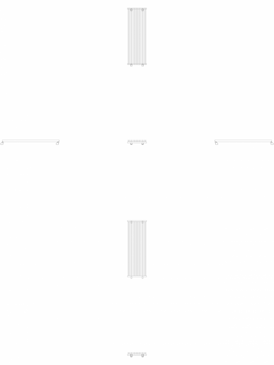 Pagina 1 - CAD-DWG calorifer_decorativ_TULIPA-TV1_1600-540_2D VASCO Detaliu de produs TULIPA...