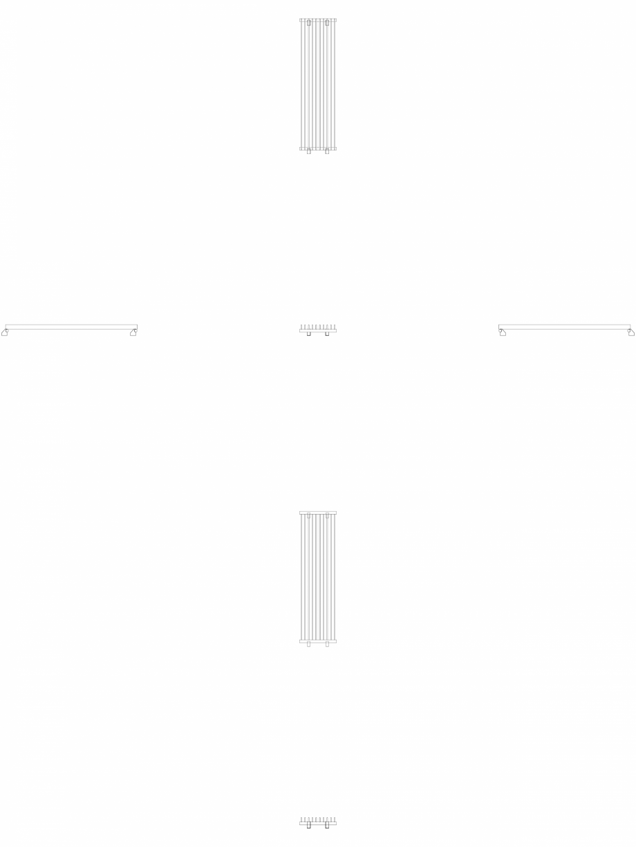 Pagina 1 - CAD-DWG calorifer_decorativ_TULIPA-TV1_1600-450_2D VASCO Detaliu de produs TULIPA...