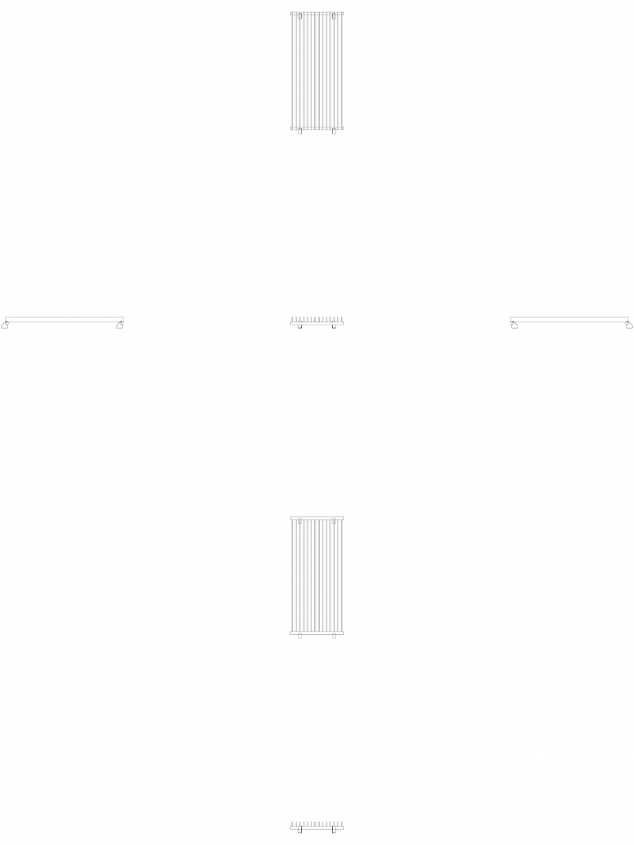 Pagina 1 - CAD-DWG calorifer_decorativ_TULIPA-TV1_1400-630_2D VASCO Detaliu de produs TULIPA...