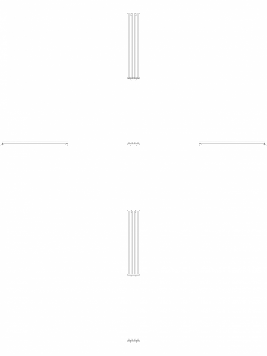 Pagina 1 - CAD-DWG calorifer_decorativ_TULIPA-TV1_2000-360_2D VASCO Detaliu de produs TULIPA...