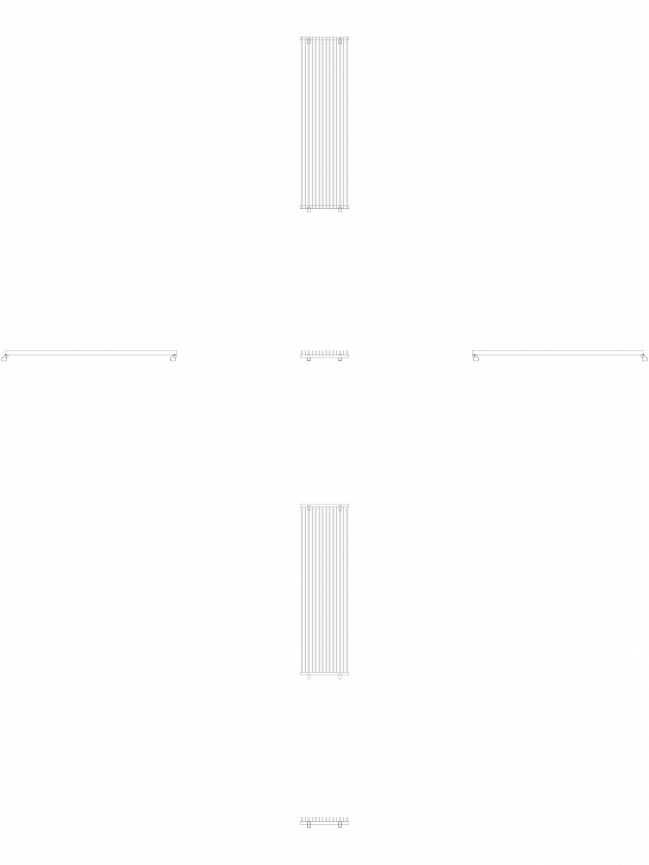 Pagina 1 - CAD-DWG calorifer_decorativ_TULIPA-TV1_2200-630_2D VASCO Detaliu de produs TULIPA...