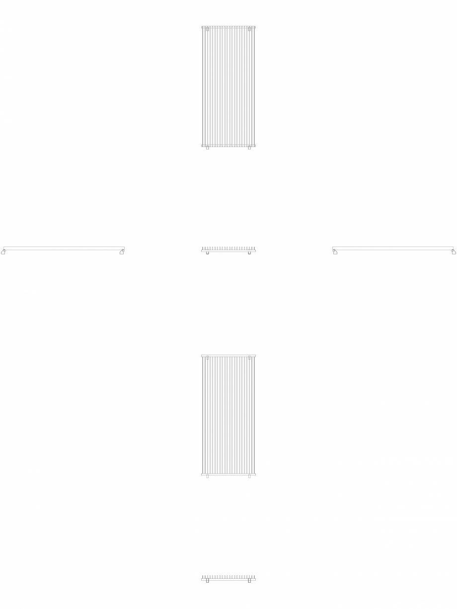 Pagina 1 - CAD-DWG calorifer_decorativ_TULIPA-TV1_2200-990_2D VASCO Detaliu de produs TULIPA...