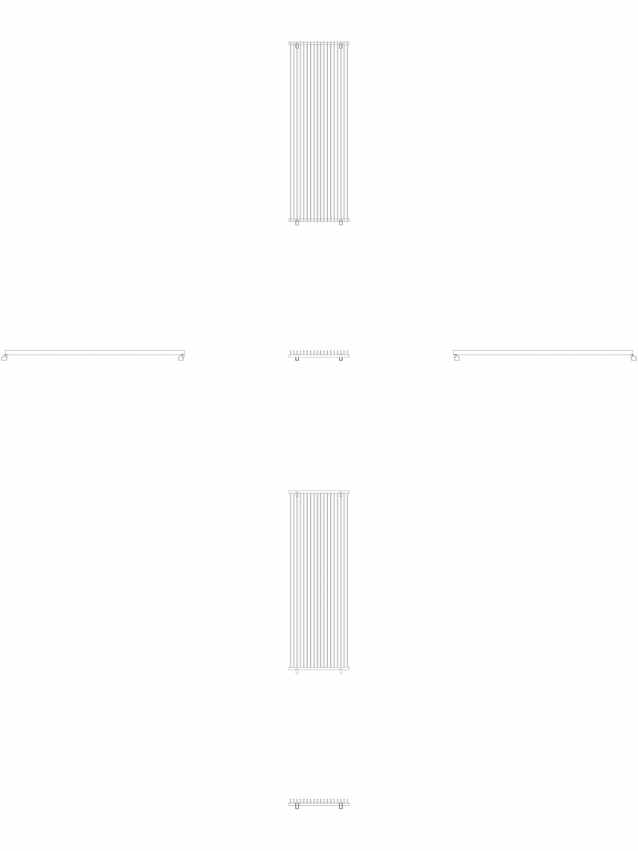 Pagina 1 - CAD-DWG calorifer_decorativ_TULIPA-TV1_2400-810_2D VASCO Detaliu de produs TULIPA...