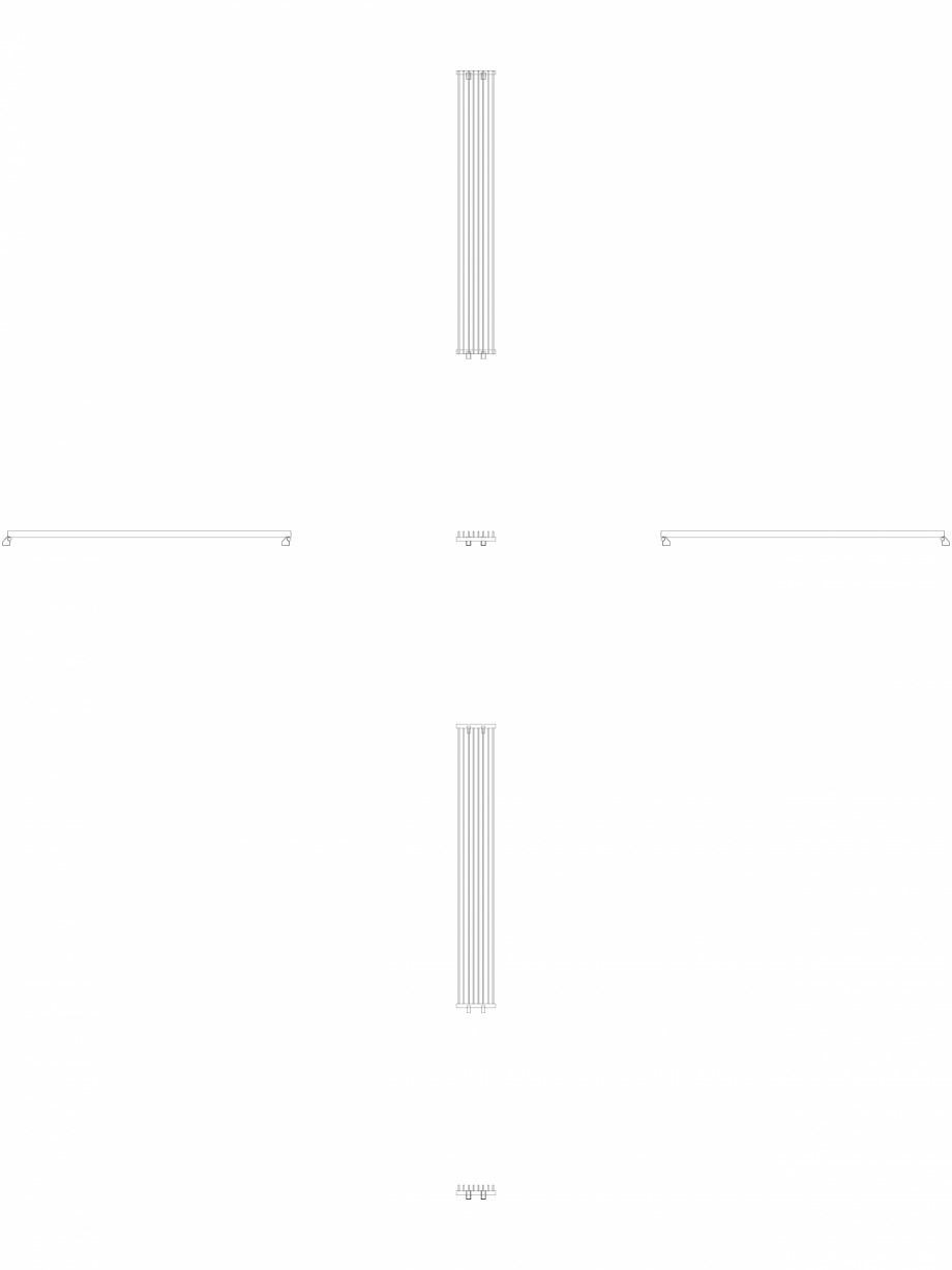 Pagina 1 - CAD-DWG calorifer_decorativ_TULIPA-TV1_2600-360_2D VASCO Detaliu de produs TULIPA...