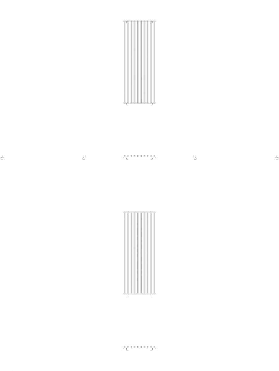 Pagina 1 - CAD-DWG calorifer_decorativ_TULIPA-TV1_2600-990_2D VASCO Detaliu de produs TULIPA...