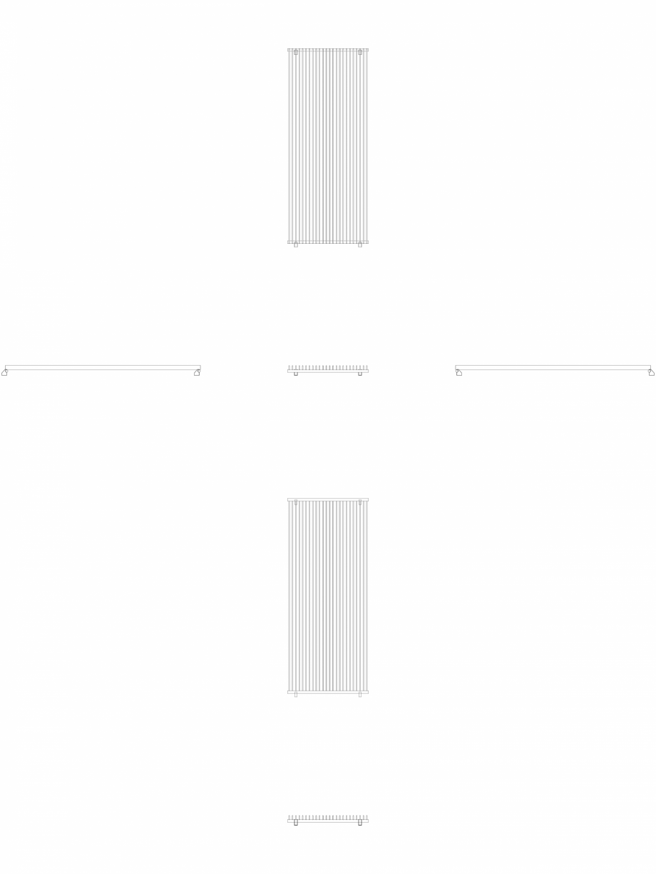 Pagina 1 - CAD-DWG calorifer_decorativ_TULIPA-TV1_2600-1080_2D VASCO Detaliu de produs TULIPA...