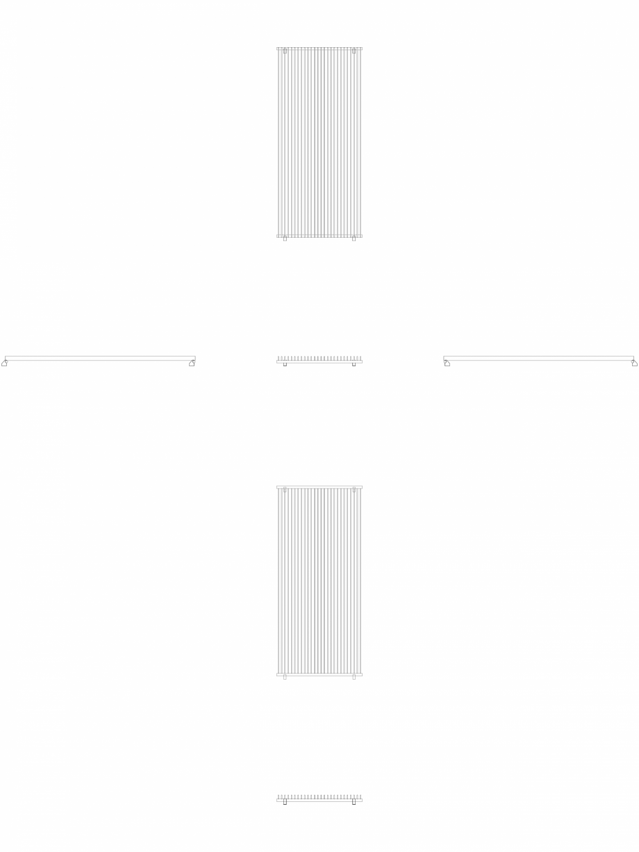 Pagina 1 - CAD-DWG calorifer_decorativ_TULIPA-TV1_2600-1170_2D VASCO Detaliu de produs TULIPA...