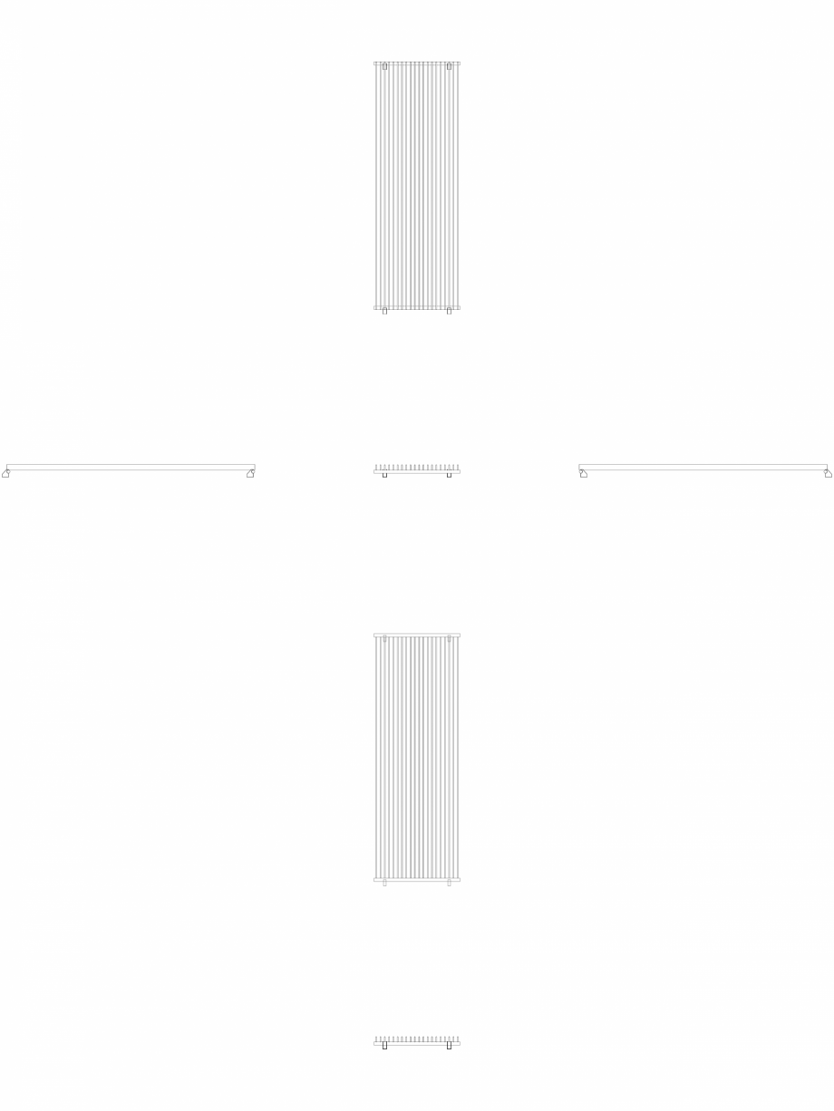 Pagina 1 - CAD-DWG calorifer_decorativ_TULIPA-TV1_2600-900_2D VASCO Detaliu de produs TULIPA...