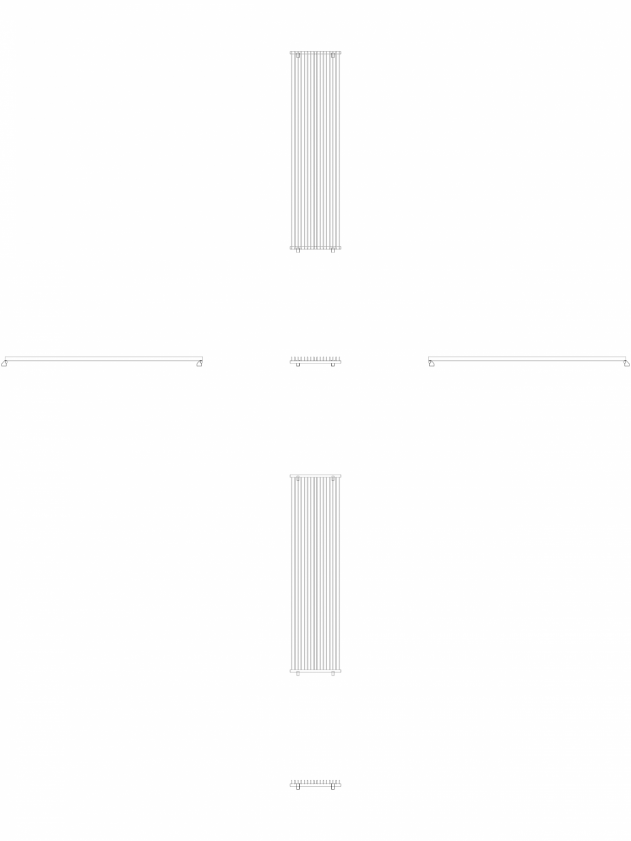 Pagina 1 - CAD-DWG calorifer_decorativ_TULIPA-TV1_2800-720_2D VASCO Detaliu de produs TULIPA...