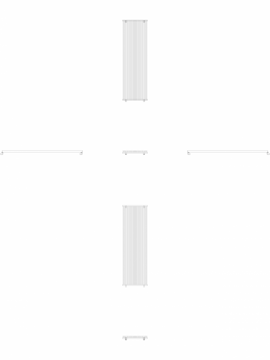 Pagina 1 - CAD-DWG calorifer_decorativ_TULIPA-TV1_2600-810_2D VASCO Detaliu de produs TULIPA...