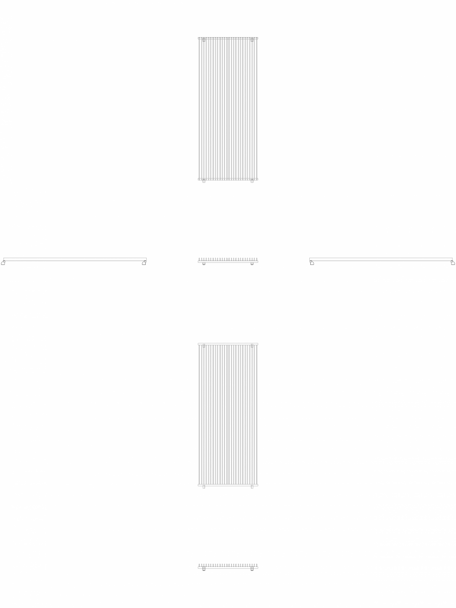 Pagina 1-CAD-DWG calorifer_decorativ_TULIPA-TV1_2800-1170_2D VASCO Detaliu de produs TULIPA VERTICAL 