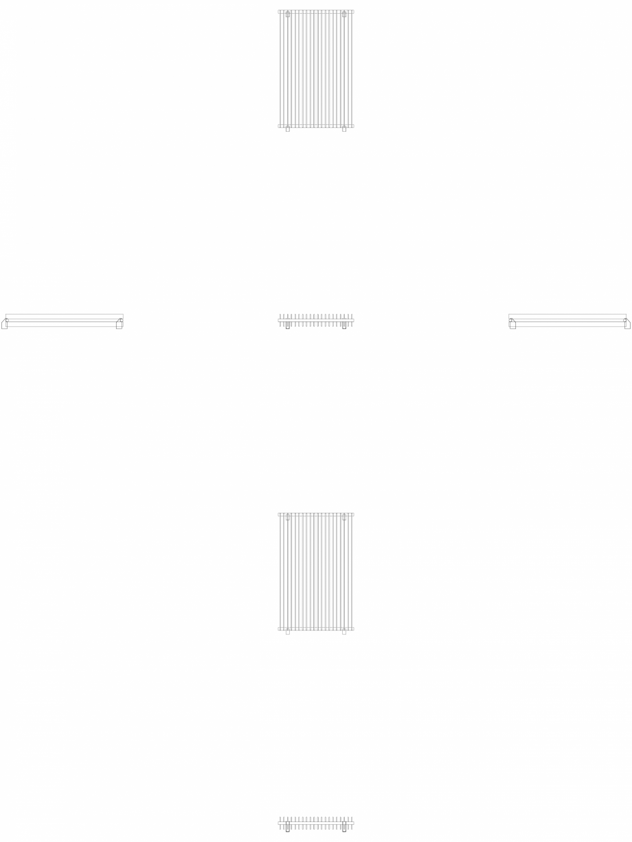 Pagina 1 - CAD-DWG calorifer_decorativ_TULIPA-TV2_1400-900_2D VASCO Detaliu de produs TULIPA...