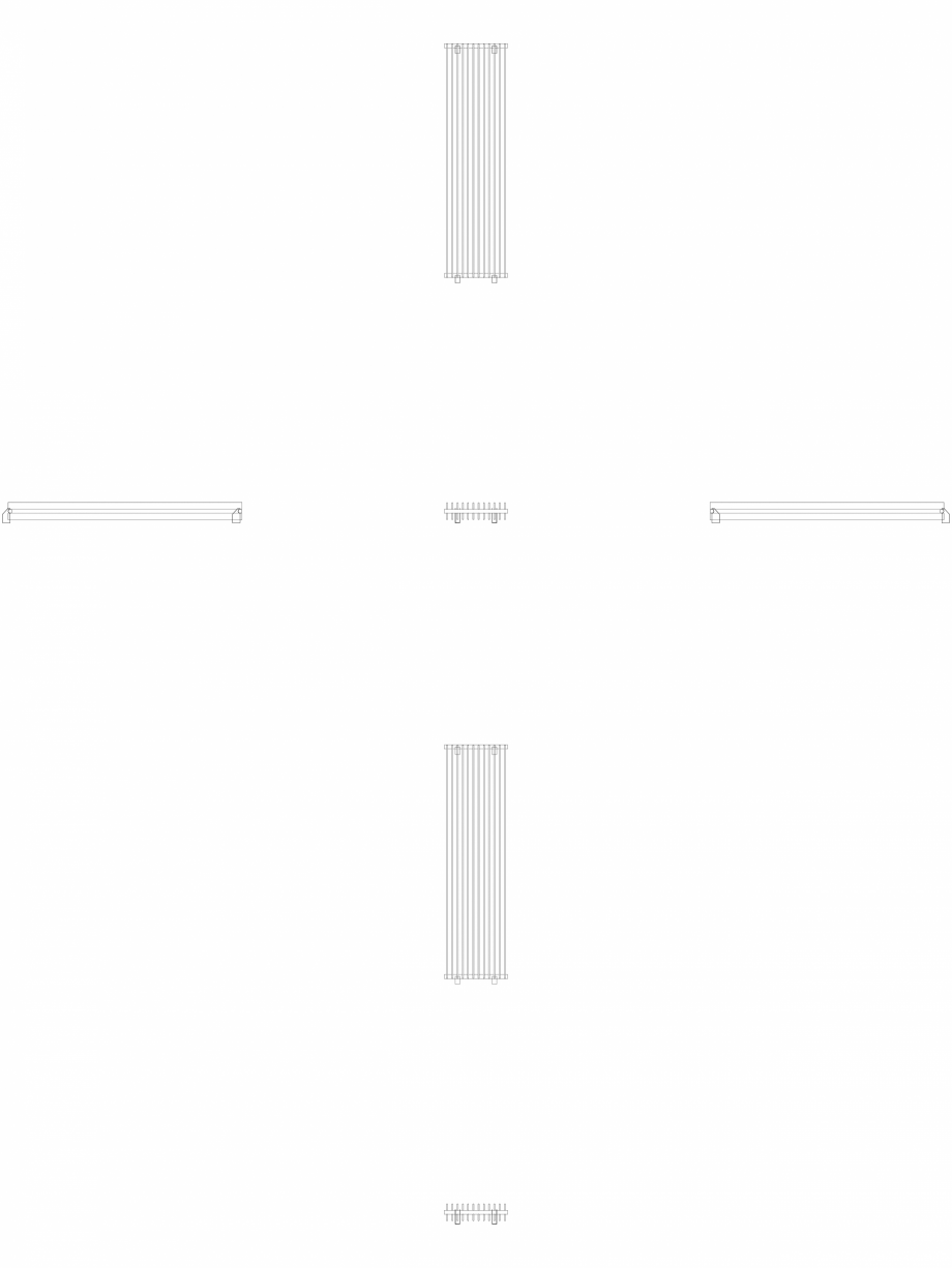 Pagina 1 - CAD-DWG calorifer_decorativ_TULIPA-TV2_2000-540_2D VASCO Detaliu de produs TULIPA...