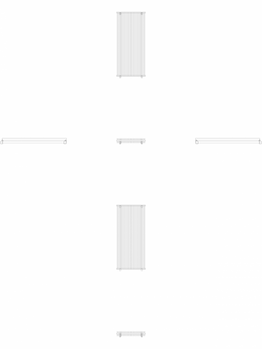 Pagina 1 - CAD-DWG calorifer_decorativ_TULIPA-TV2_2000-900_2D VASCO Detaliu de produs TULIPA...